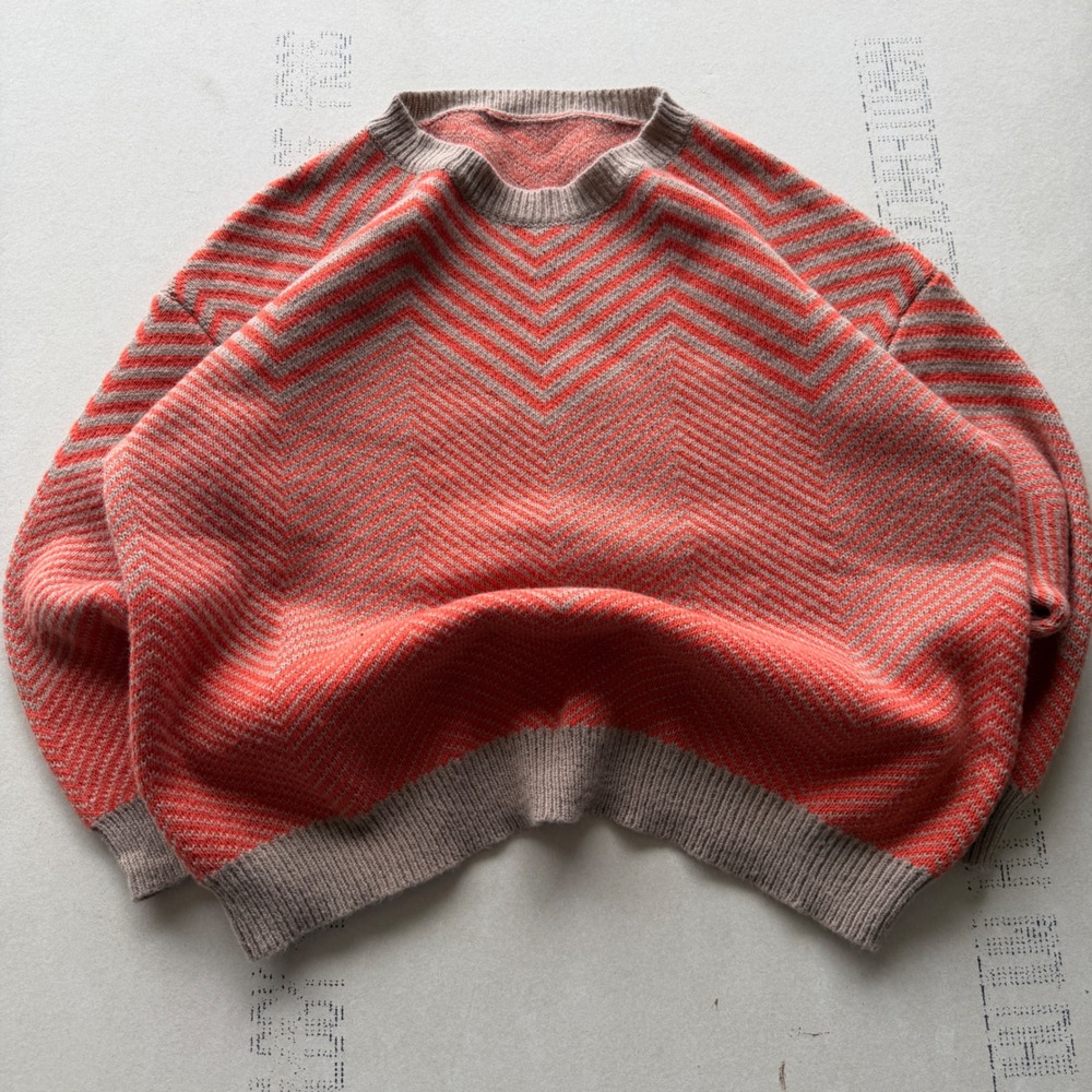 Vintage Chevron Sweater Knit